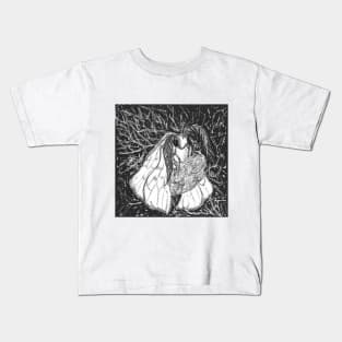Silk Moth, the Dream Weaver Kids T-Shirt